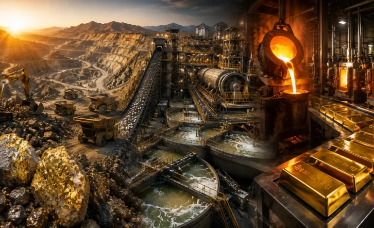 Gold Ore to Gold Bar: Complete Processing Explained