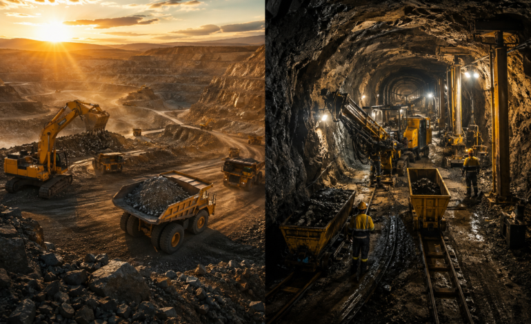 Open-Pit vs Underground Gold Mining: What’s the Difference?