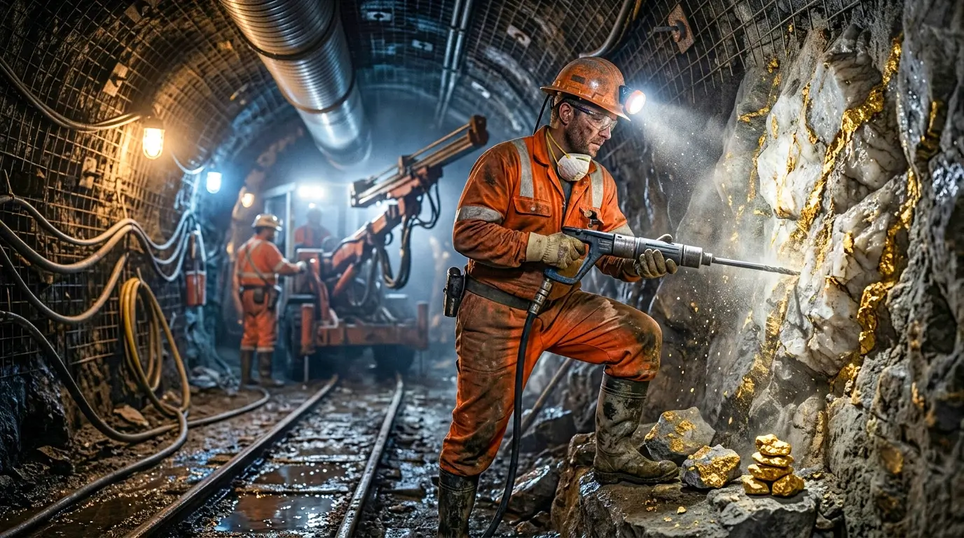 Underground Gold Mining | The Complete Process Guide
