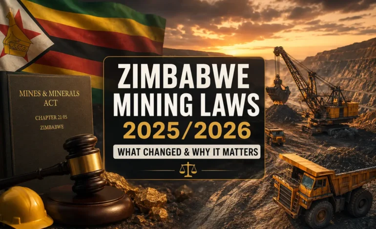 Zimbabwe Mining Laws 2025/2026 — What Changed & Why It Matters